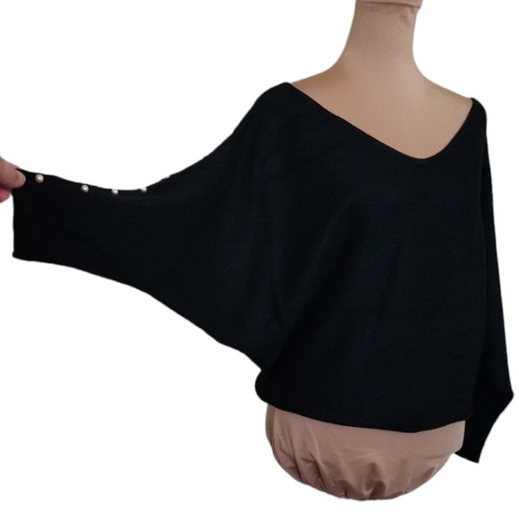 Solid Dolman Sweater /Pullovers Sz S, M - Picture 1 of 6